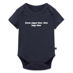 Navy rompertje korte mouwen